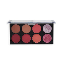 Makeup Revolution Ultra Blush Palette, 8 Shades Of Matte & Shimmer, Includes Mirror, Sugar & Spice, (Pack of 1)