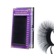 NAGARAKU szempilla hosszabbt 0,10 mm C curl 13mm Premium Individual Classic Lashes Puha termszetes matt fekete 16 soros professzionlis szpsgsza