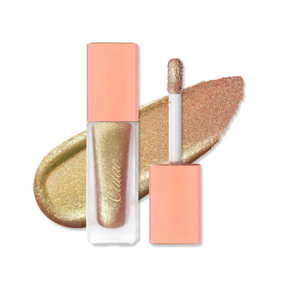 Oulac Eyeshadow Liquid Eyeshadow Multi-Usage Liquid Glitter Eyeshadow&Eyeliner Highly Pigmented One-Swipe Coverage Long Lasting With No Creasing For