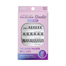 FALSCARA STUDIO szempillahosszabbt kszlet, egyedi szempilla paletta 18 egymsra rakhat szempillafrt Xtra tsks muszempillk, kzepes mretu, 10