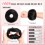 XIXISNOW Messy Bun Haarschmuck 100% Echthaar Chignons Scrunchie Lockiger Fluffiger Dutt 2