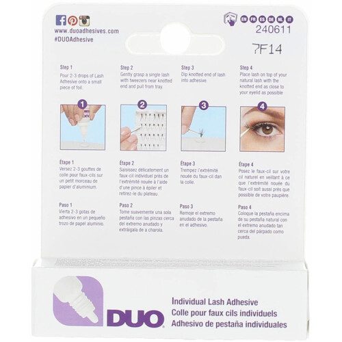 Duo Individual Lash Adhesive Clear 0.25oz 2