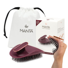 Manta Original Anti-Breakage h?rb?rste - Sk?nsom affiltrerende b?rste til v?dt og t?rt h?r Fleksibel h?rb?rste til alle typer sund h?rpleje til k