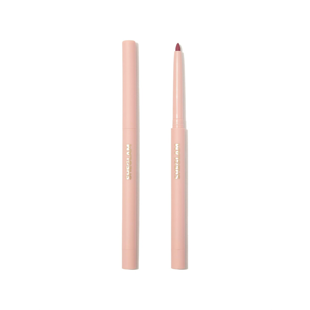 Sheglam Lip Liner Creamy Matte Pencil High Pigment Not Easy To Fade Silky Smooth Matte Contour Tint Lip Makeup-Purple Smoke