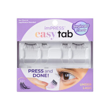 KISS imPRESS Falsies Easy Tab Press az ntapad szempillkon, fekete 'Airy Wispy' 1 pr 3-6 mm-es belso knnyu szempillafrt s 1 pr 4-10 mm-es kls