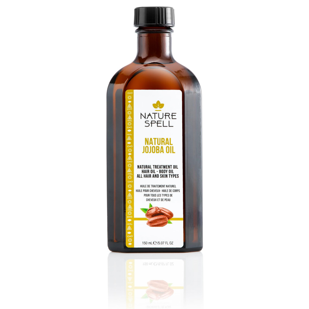 Nature Spell Jojoba Treatment Oil For Hair & Body 150Ml