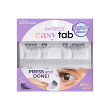 KISS imPRESS Falsies Easy Tab Press az ntapad szempillkon, fekete Black Wispy 1 pr 511 mm-es belso, termszetes volumenu szempillafrt s 1 p