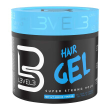 L3 - Haargel - Super starker Halt - Flockenfrei - Lang anhaltender Glanz - Für Männer und Frauen - Level 3 Gel