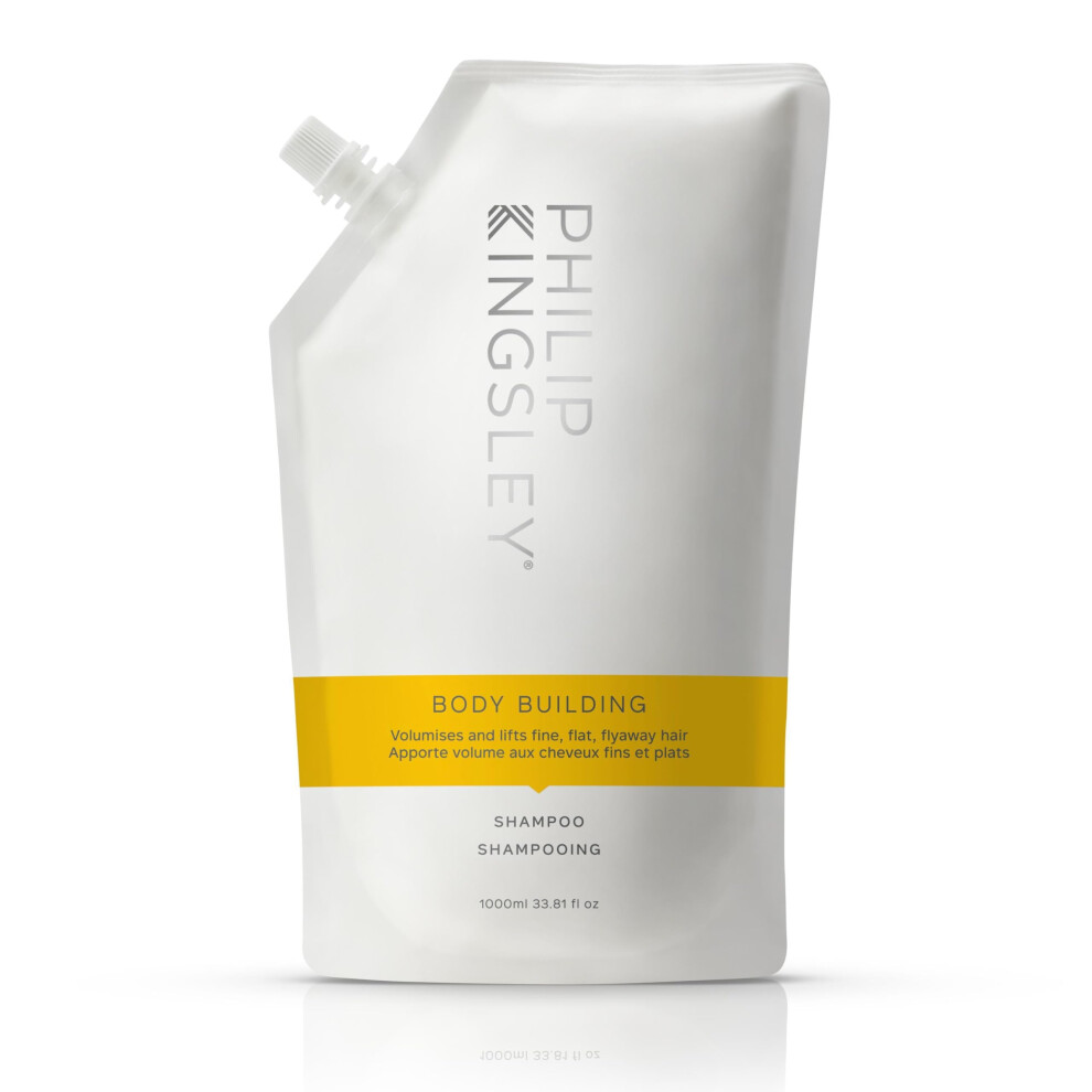 Philip Kingsley Body Building Weightless Shampoo Eco Refill Pouch 1000Ml - Image 4