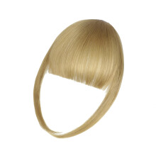 Wodelanle Bangs Hair Clip in Bangs Easy to Use Fake Bangs Clip on Bangs French Blonde Bangs Clip in Hair Extensions Faux Bangs Fringe with Temples