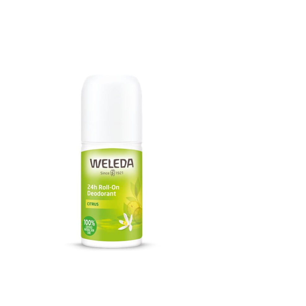 Weleda Unisex - Ball Deodorant Citrus 24H (Deo Roll-On) 50 Ml 50Ml