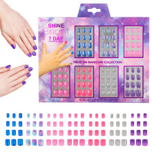 Expressions Girls 7-Day Press On Nails Set | Erivriset kynsitarvikkeet lapsille