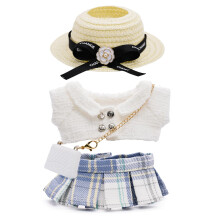 Vestiti per bambole da 17 cm Set stile chic di lusso Completo alla moda di fascia alta con accessori per bambole premium per gioco ed esposizione