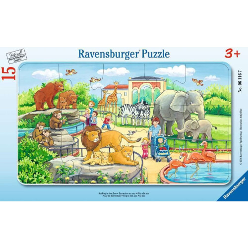 Ravensburger Ravensburger Puzzle Viaggio allo Zoo (15 Pezzi)