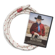 Western Stage rekvisitter - S?dan snyder du rebs?t | Cowboy og Cowgirl Rope | Begynder eller avanceret Lariat Looper Rope til b?rn og voksne 13 f