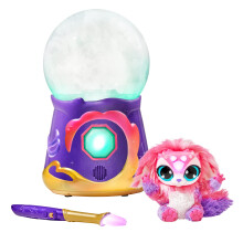 Magic Mixies Magischer Nebel-Kristallball mit interaktivem 20 cm Plüschspielzeug
