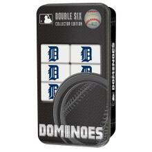 MasterPieces Officially Licensed MLB Detroit Tigers 28 Piece Dominoes Game for Adults
