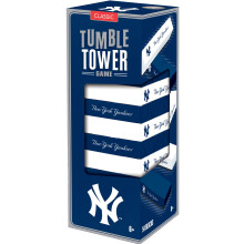 MasterPieces Game Day - MLB New York Yankees - Officieel gelicentieerde Tumble Tower echte houtblokken
