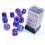 Chessex Nebula 12mm d6 r?d/s?lv m/lumin?r terningblok (36 terninger) 2