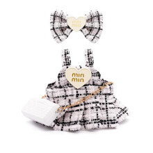 Oblecen pro panenky pro 17cm panenky Luxusn 3dln sada v elegantnm stylu vcetne atu s mal a taky pickov mdn outfit s prmiovmi rucne vyr