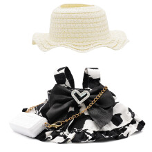 LYBHYQTII Ropa para muecas de 17 cm Juego de 2 Piezas Incluye Vestido y Sombrero - Accesorios de Ropa para muecas Adorables y Elegantes - Ideal
