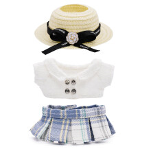 Vestiti per bambole da 17 cm Set stile chic di lusso Completo alla moda di fascia alta con accessori per bambole premium per gioco ed esposizione