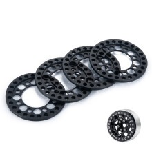 Zolikar 4 Pezzi RC 2.2 Anelli per Ruote Beadlock in Lega di Alluminio per Accessori per Auto Cingolati RC in Scala 1/10 SCX10 D90 Wraith 90048 90