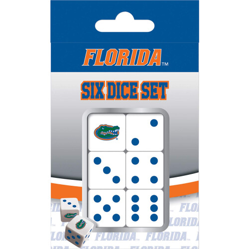MasterPieces Game Day - NCAA Florida Gators - 6-delt teamlogo ternings?t - D6 standardst?rrelse