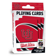Rodinn hry MasterPieces Hrac karty NCAA Utah Utes Oficilne licencovan balcek hracch karet pro dospel, deti a rodinu