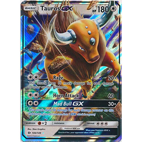 Pokémon Tauros GX - 100/149 - Ultra Rara