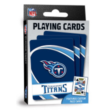 Mesterv?rker officielt licenseret NFL Tennessee Titans spillekort - 54 kortspil til voksne