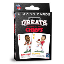MasterPieces Baby Fanatics Kcc3300: Kansas City Chiefs All-Time Greats-speelkaarten
