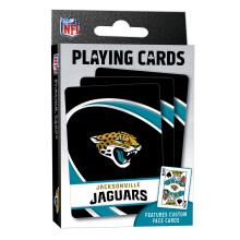 Carte da gioco per adulti MasterPieces - Mazzo ufficiale NFL Jacksonville Jaguars, dimensioni standard