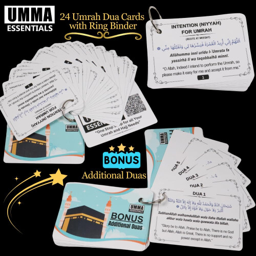 24 Carte Dua per Umrah - Guida Passo-Passo con Preghiere e Suppliche 2