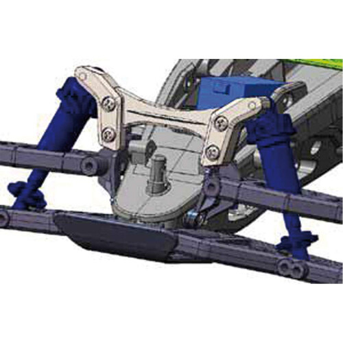 Tamiya TAMIYA 54562 Support Amortisseur Carbone Avant DT03 1