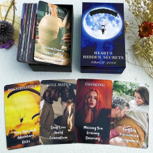 soulme Twin Flame Love Oracle Cards Corazones Secretos Ocultos Oracle Deck 78 Cartas del Tarot para principiantes Ayuda a descubrir lo que realme