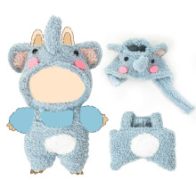 Kleding voor poppen van 17 cm (GEEN pop) Outfit met accessoires Pak Leuke stijlvolle verkleedset Olifant