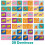 Boppi BOPPI, Dinosaurier-Cartoon-Dominosteine 2
