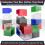 Quiver Time 360 Modular Nexus DeckBlock - Boîte de Deck MTG Durable et Empilable pour Commander 5