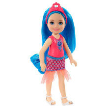 Barbie Dreamtopia Chelsea Sprite Doll, 7 pollici, Capelli Blu con Moda e Accessori, Multi (GJJ94)