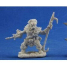 Miniature di figure in plastica da 28 mm di Reaper Derro Leader