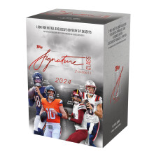 Bote de cartes collectionner de football Topps Signature Class 2024 (recherchez les inserts Odyssey SP exclusifs au dtail)