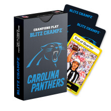 Blitz Champz Carolina Panthers - Officieel gelicentieerde NFL-speelkaarten en pantercadeaus voor mannen en vrouwen Leuke reiskaartspellen voor volwas