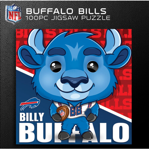 Puzzle per bambini Billy Buffalo - Mascotte Buffalo Bills 100 pezzi