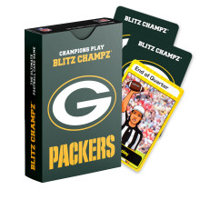 Blitz Champz Green Bay Packers - Carte da gioco ufficiali NFL e regali Green Bay Packers per uomini e donne Divertenti giochi di carte da viaggio