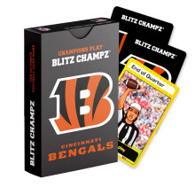Blitz Champz Cincinnati Bengals - Offici?e NFL-speelkaarten en Bengals-cadeaus voor mannen en vrouwen Leuke reiskaartspellen voor volwassenen en kind
