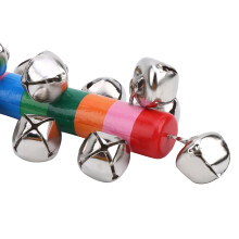 Colorful Wooden Baby Rattles with 10 Bells Perfect for Hand-Eye Coordination