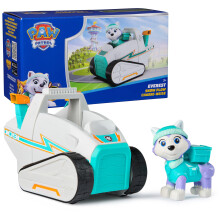 Paw Patrol Everests Sneeuwploeg Speelgoedvoertuig met verzamelactiefiguur Duurzaam ingesteld kinderspeelgoed voor jongens en meisjes vanaf 3 jaar