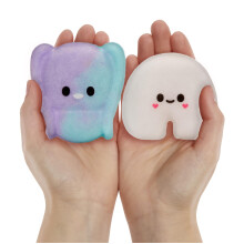 Fluffie Stuffiez Bunny & Rainbow Minis Caractristique de collection Peluche Surprise Rvler Unboxing Jeu tactile doux et spongieux Fidget DIY