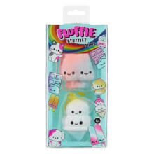 Fluffie Stuffiez Popsicle & Ice Cream Cone Minis Collectible Feature Plush - Verrassing Onthullen Unboxing Zacht en squishy Tastbaar Spelen Fidge